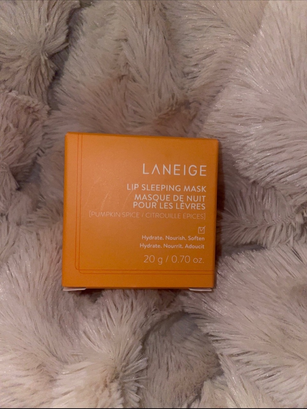 LANEIGE Lip Sleeping Mask - Pumpkin Spice Orange Jar